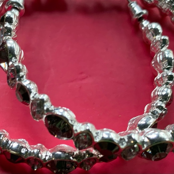 New Avon Silver Earrings Large Hoop Earrings - Picture 1 of 3